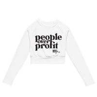 IMPACT: Recycled long-sleeve crop top