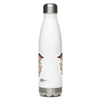 Health Over Wealth -- Stainless Steel Water Bottle